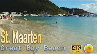 Great Bay Beach in beautiful St Maarten [upl. by Gerome]