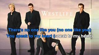 Westlife  If I let you go karaoke with lyrics [upl. by Leahcimluap]