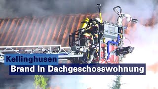 Dachgeschosswohnung in Kellinghusen abgebrannt [upl. by Nial]