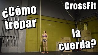 Cómo trepar la cuerda en CrossFit [upl. by Ritchie]