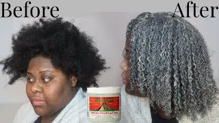 I USED AZTEC CLAY MASK ON 4B HAIR [upl. by Durware104]