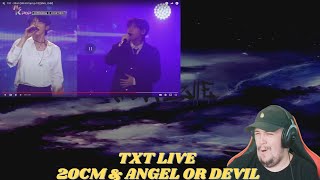 Reaction To TXT LIVE  20CM  Angel Or Devil [upl. by Brodeur]