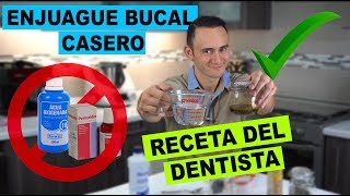 Enjuague Bucal Casero  Recomendado por Dentista  Olvida el Agua Oxigenada y la Clorhexidina [upl. by Helenka]