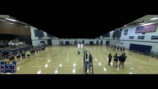 Hilldale Academy vs Waldron High School Girls JuniorVarsity Volleyball [upl. by Genni412]