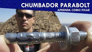 Técnicas Gerais  Aprenda a fixar um Parabolt chumbador mecânico [upl. by Llehcsreh]