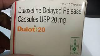 Dulot 20 MG Capsule  Uses Dosage Side Effects Price in hindi [upl. by Eltotsira194]