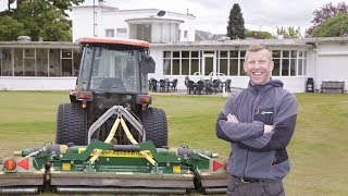 Major MJ70320 Roller Mower at Cardross Golf Club Scotland [upl. by Wooldridge]