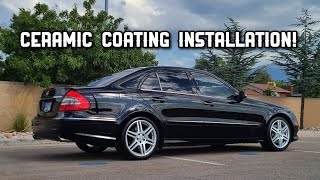 2008 MercedesBenz E350 W211 Ceramic Coating  Passionate Auto Guys [upl. by Dublin]