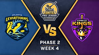 SMITE Pro League Phase 2 Week 4 Leviathans Vs Camelot Kings [upl. by Auhsot]