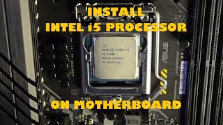 How To Install Intel Core i511400 Processor on Asus TUF GAMING Z590PLUS WIFI Motherboard Tutorial [upl. by Nojram]