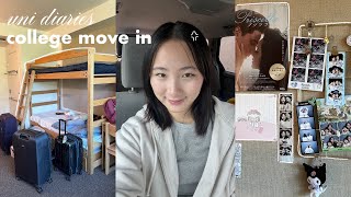 COLLEGE MOVE IN VLOG ucla ᶻ 𝗓 𐰁 ᐟ freshman edition shopping decorating my dorm unpacking [upl. by Adnical962]