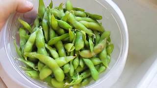 Edamame with Salt Parmesan and Balsamic Vinegar  PoorMansGourmet [upl. by Rasla]