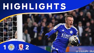 Vardys Goal Not Enough 😟  Leicester City 1 Middlesbrough 2 [upl. by Codel]