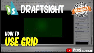 Draftsight How To Use Grid [upl. by Marney]