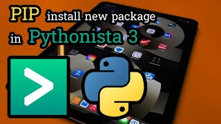 How to install new python package or library in pythonista 3 ipad [upl. by Iralav]