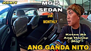 MG 5 SEDAN 15 MT Ang Lapad Pala Nito Luxury Car Ang Datingan [upl. by Avilys]