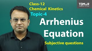 chemical kinetics arrhenius equation log formderivation and numerical [upl. by Gwenny]