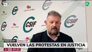 CSIF pide subida salarial a los funcionarios de Justicia ya se hizo con jueces letrados y fiscales [upl. by Lilah431]