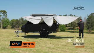 Quick Setup  FORTÉ 9 Offroad Caravan [upl. by Cowan977]