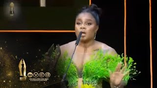 Bimbo Ademoye wins Best Actress in a Comedy award – AMVCA 9 [upl. by Tully]