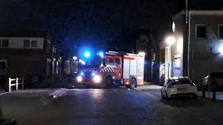 OPKOMSTUITRUK Brandweer Dinteloord rukt uit naar Steenbergen voor een gaslek [upl. by Nishi]