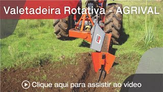 Implemento Agrícola  Valetadeira Agrival 60L  Agrimec [upl. by Odraboel197]