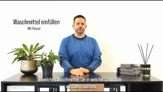 Waschmittel einfüllen  Schulthess FAQ Tipp [upl. by Yrak]