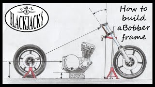 Building a bobber frame from scratch Part 1 no plans [upl. by Zerelda960]