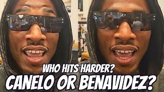 💥💥💥BIGGER PUNCHER CANELO or DAVID BENAVIDEZ Kyrone Davis fought David sparred Canelo reveals truth [upl. by Gan]