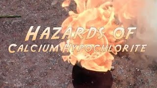 Hazards of Calcium Hypochlorite [upl. by Akiem]