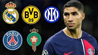 Achraf Hakimi  First amp Last Goal For Every Team [upl. by Garihc]