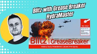 Blitz with Grease Breaker HydraMaster Recenzja Chemia Do Prania Tapicerki [upl. by Ecinreb]