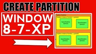 how to create partition in hard disk without formatting in windows 8  7 amp xp [upl. by Eudora584]