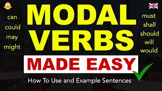 MODAL VERBS MADE EASY How To Use and Examples  Modal Verbs in English Grammar  Modals [upl. by Car555]