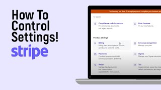 How to Control Settings in Stripe easy [upl. by Derayne229]
