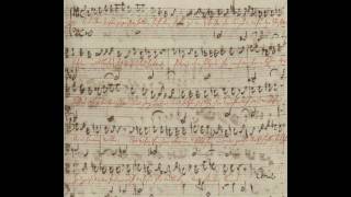 Bach Manuscript  Matthaeus Passion  31 [upl. by Grover]