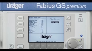 Dräger Fabius GS premium  Daily checkout procedure [upl. by Ise]