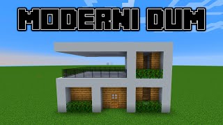 Jak postavit malý moderní dům  snadno  Minecraft Tutorial [upl. by Orvil575]