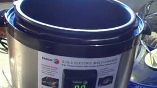 Review of FAGOR Electric Multicooker pressure cooker [upl. by Drusus]