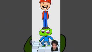 mario dan monster hijau funny itsamemario animation memes mario supermario [upl. by Dyanna]