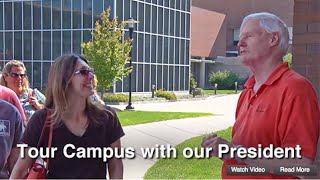 RIT Campus Tour President Emeritus Serves as Your Guide [upl. by Deegan]