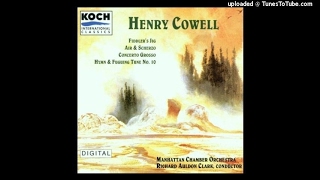 Henry Cowell  Air and Scherzo for alto saxophone and small orchestra HC 897a 1963 [upl. by Wendie]