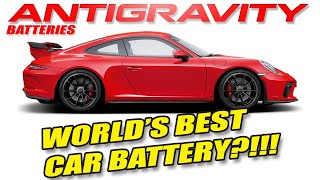 Antigravity Batteries Lightweight LithiumIon Car Battery Review of the RESTART Battery [upl. by Eelyak]