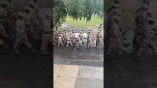 USMC PLATOON DRILL Sgt Mathis 🔥🔥🔥 [upl. by Hyacintha]