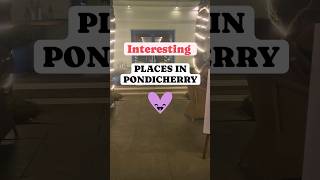 Must visit places in Pondicherry  cafes  Sri Airobindo Ashram cafe travel weekendgetaway tour [upl. by Iemaj93]