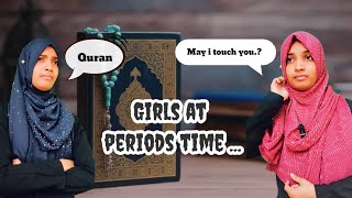 மாதவிடாய் காலத்தில் குர்ஆனை தொடலாமா  Can women touch quran while periods  Tamil islamic short flim [upl. by Annam]