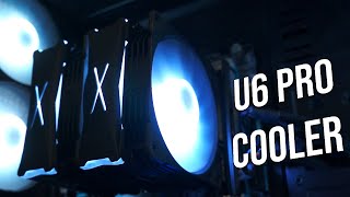 Vetroo U6 Pro CPU Cooler  Unboxing and Review [upl. by Ayotel]