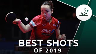 Best Table Tennis Shots of 2019 [upl. by Ttenaej]