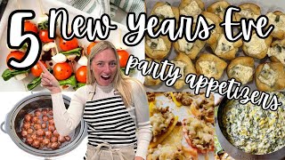 5 Easy and Delicious New Years Eve Party Appetizers [upl. by Lorac]