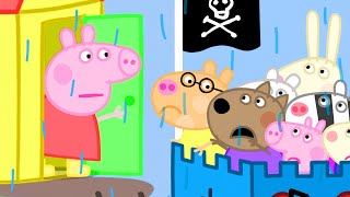 Peppa Pigs New Tree House  Family Kids Cartoon [upl. by Mad]